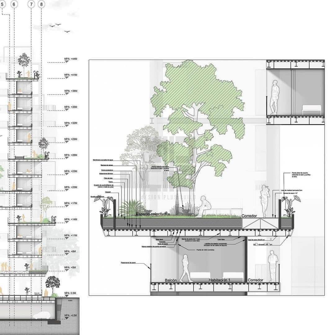 Interior design process drawing